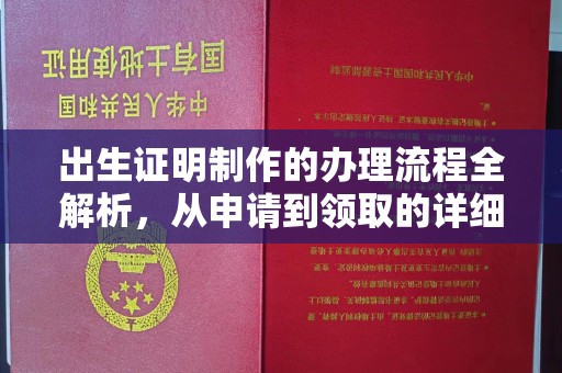 下营出生证明制作的办理流程全解析，从申请到领取的详细指南