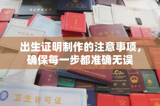 下营出生证明制作的注意事项，确保每一步都准确无误