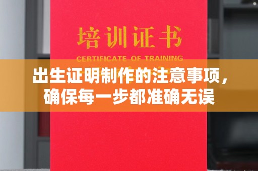 下营出生证明制作的注意事项，确保每一步都准确无误