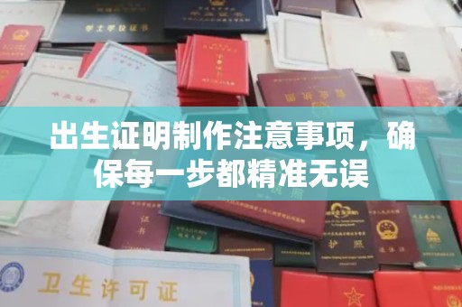 下营出生证明制作注意事项，确保每一步都精准无误