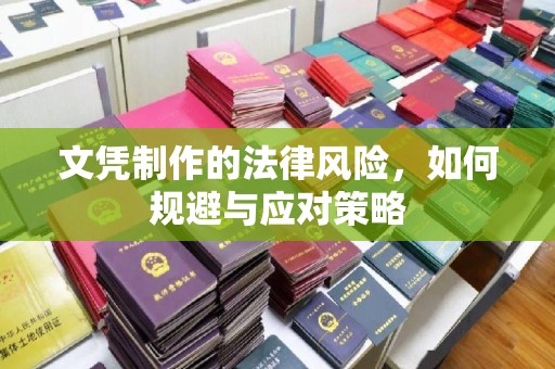 下营文凭制作的法律风险，如何规避与应对策略