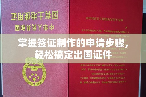 下营掌握签证制作的申请步骤，轻松搞定出国证件